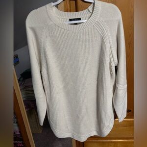 White tunic sweater